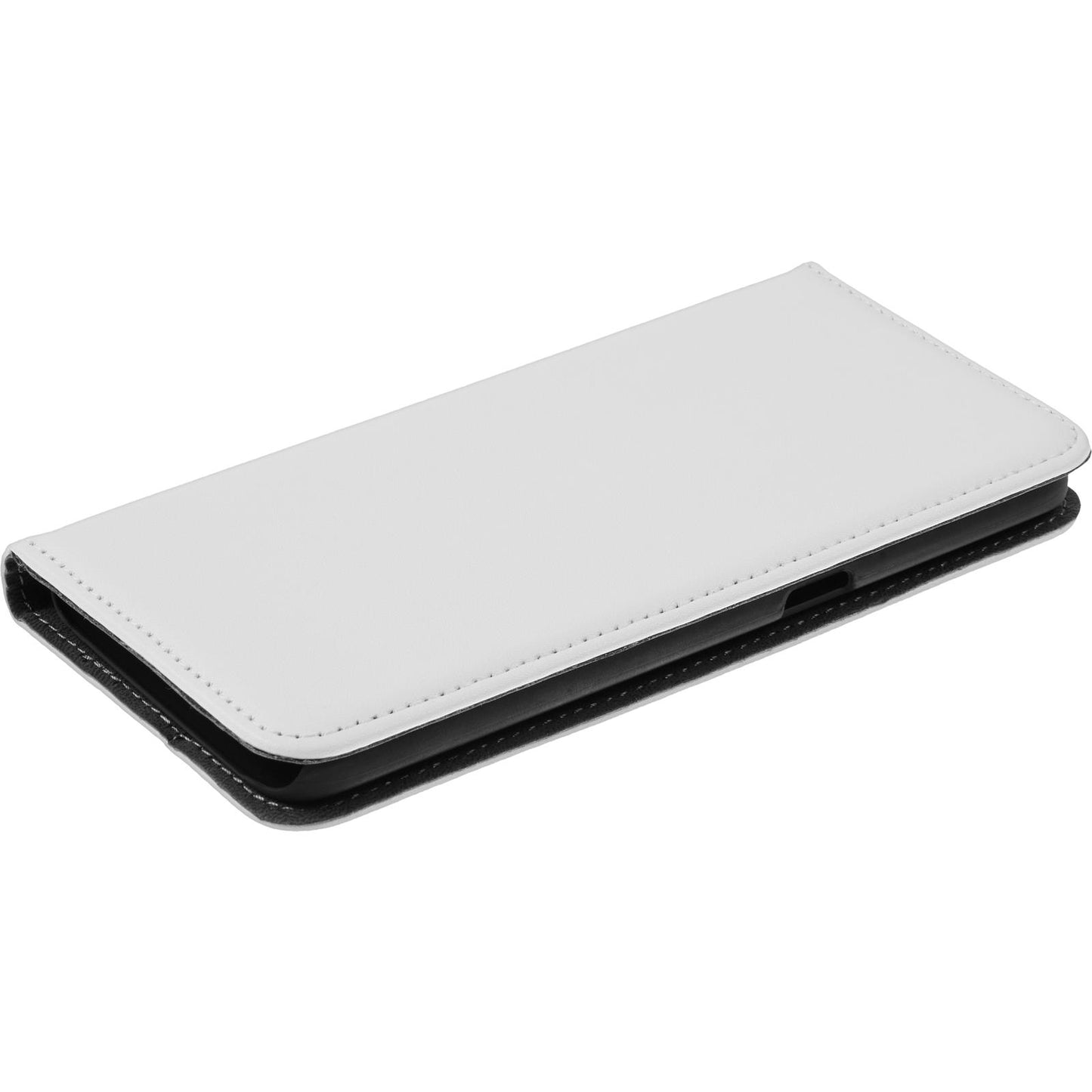 Kunst-Lederhülle für Samsung Galaxy S7 Book-Case weifl + 2 Sc