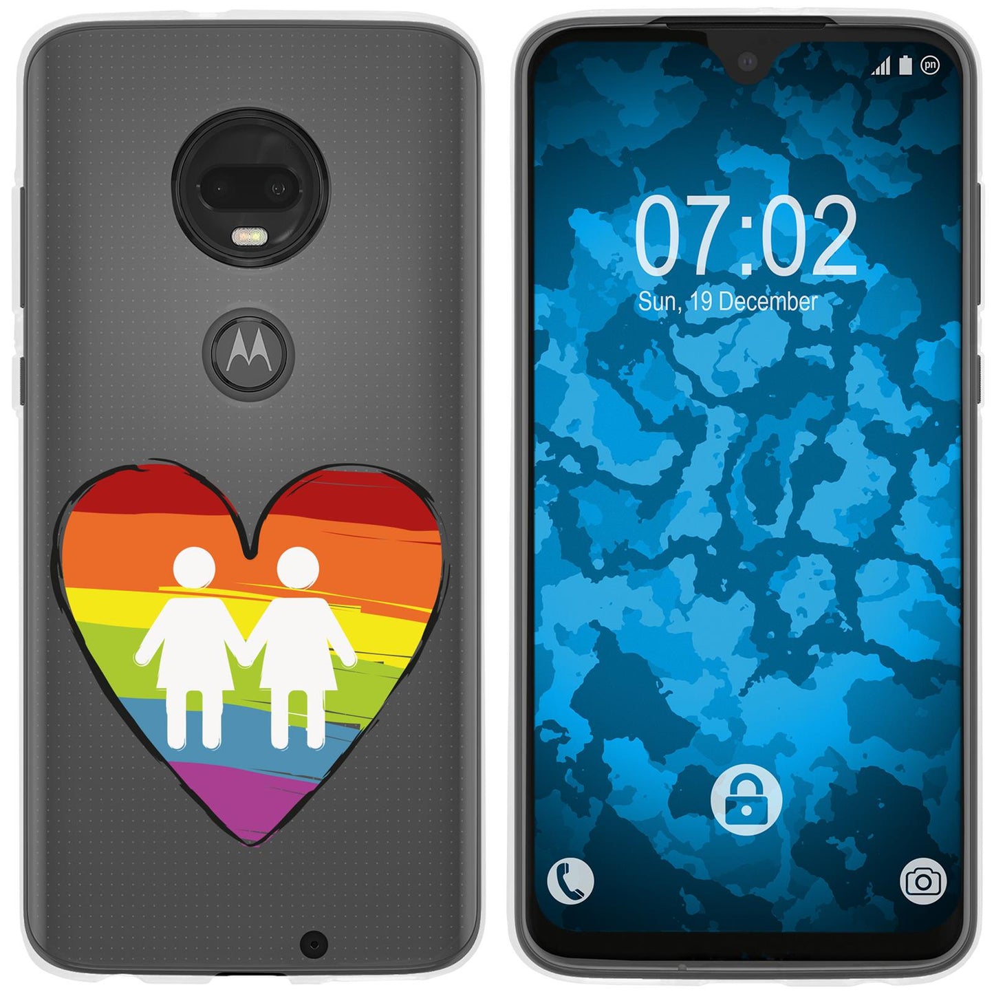 Moto G7 Plus Silikon-Hülle pride Frauen M4 Case