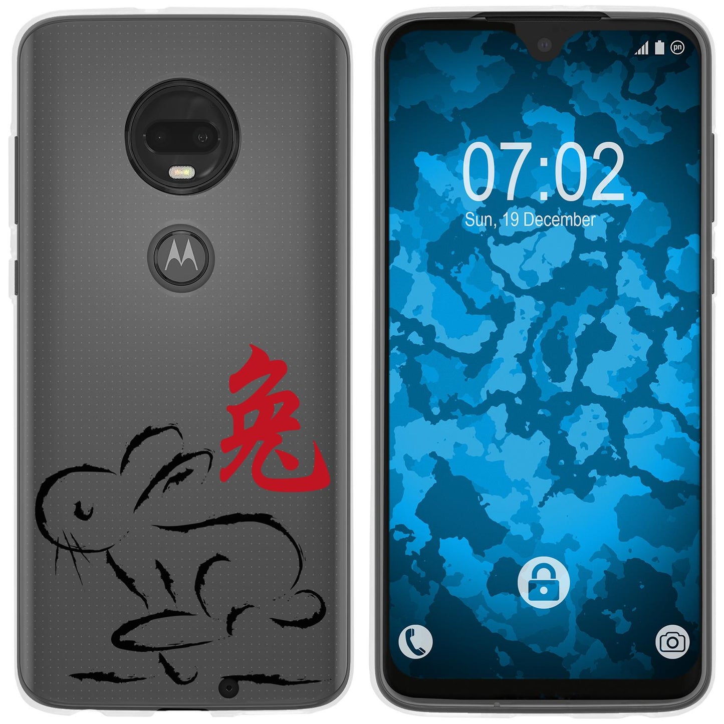 Moto G7 Silikon-Hülle Tierkreis Chinesisch M4 Case