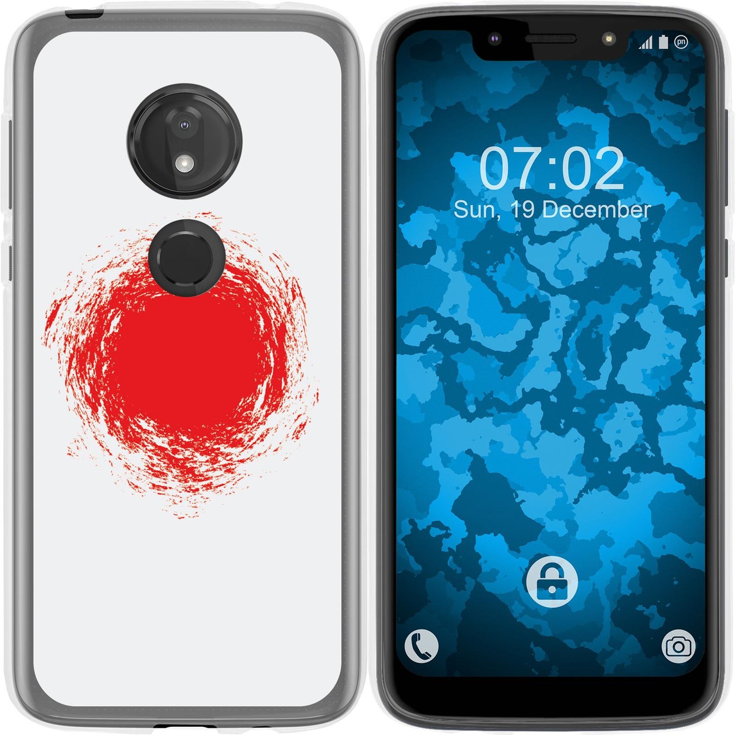 Moto G7 Play Silikon-Hülle WM Japan M7 Case
