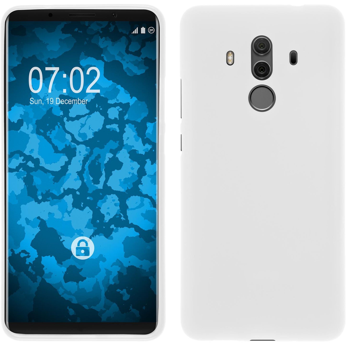 PhoneNatic Case kompatibel mit Huawei Mate 10 Pro - weifl Silikon Hülle matt Cover