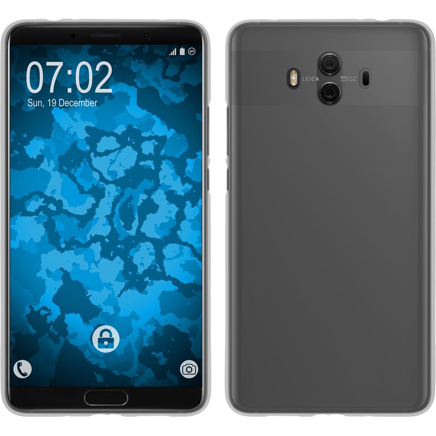 PhoneNatic Case kompatibel mit Huawei Mate 10 - weifl Silikon Hülle matt Cover