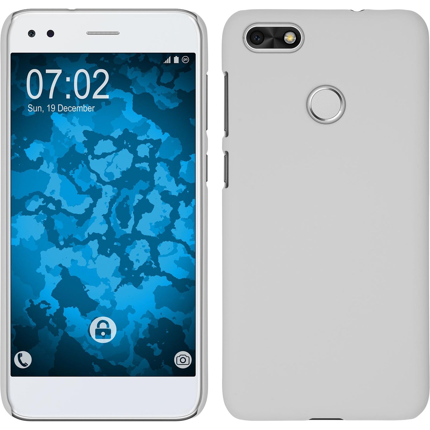 Hardcase für Huawei P9 Lite Mini gummiert weifl