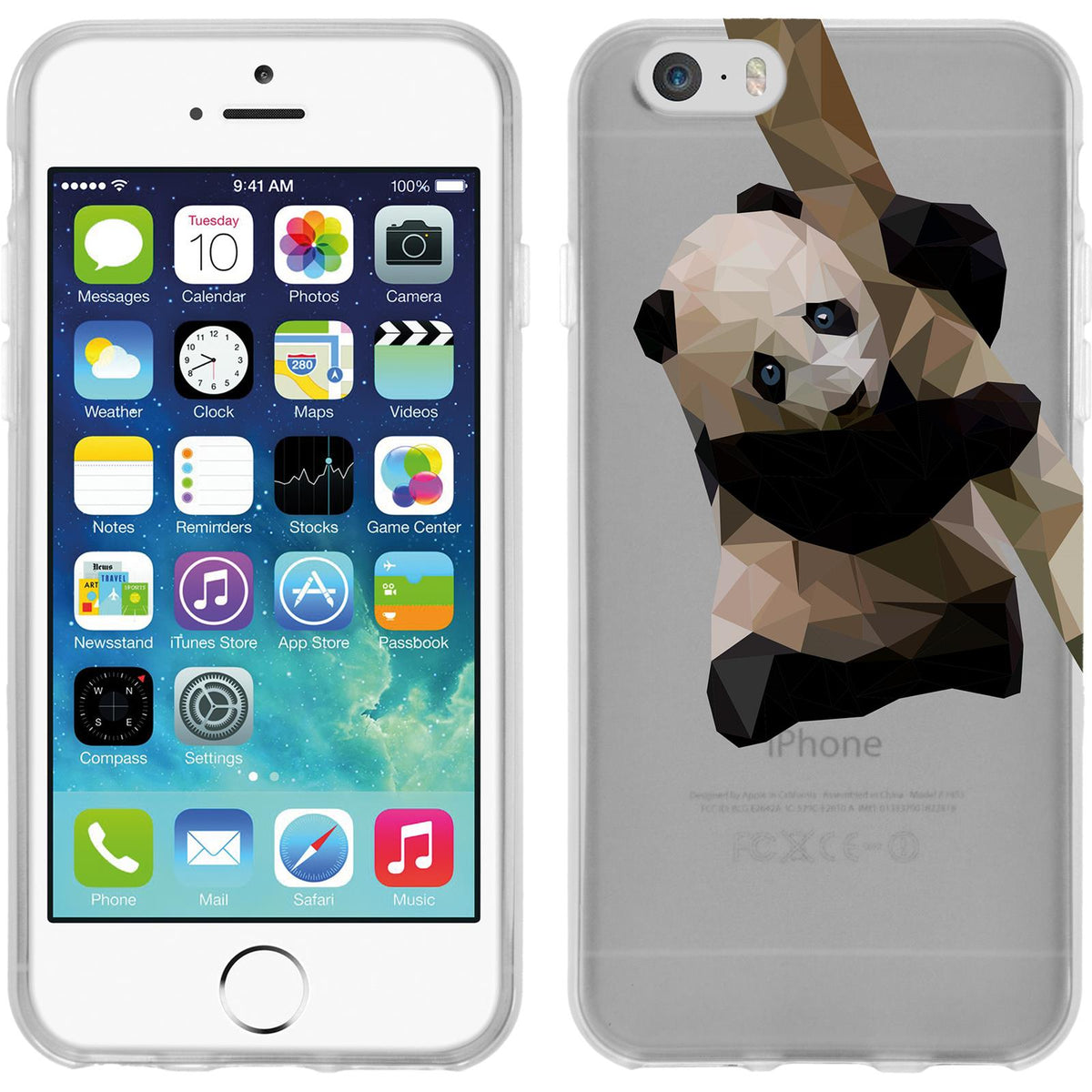 iPhone 6 Plus / 6s Plus Silikon-Hülle Vektor Tiere M4 Case