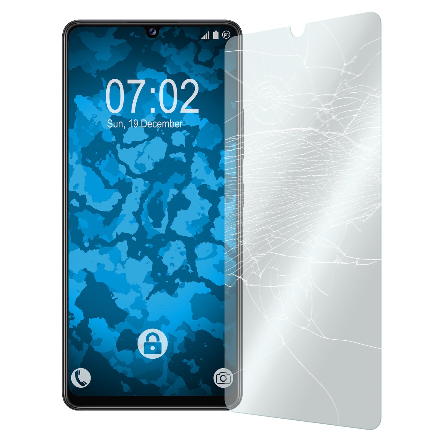 8er-Pack PhoneNatic Displayschutzfolien klar kompatibel mit Samsung Galaxy A42