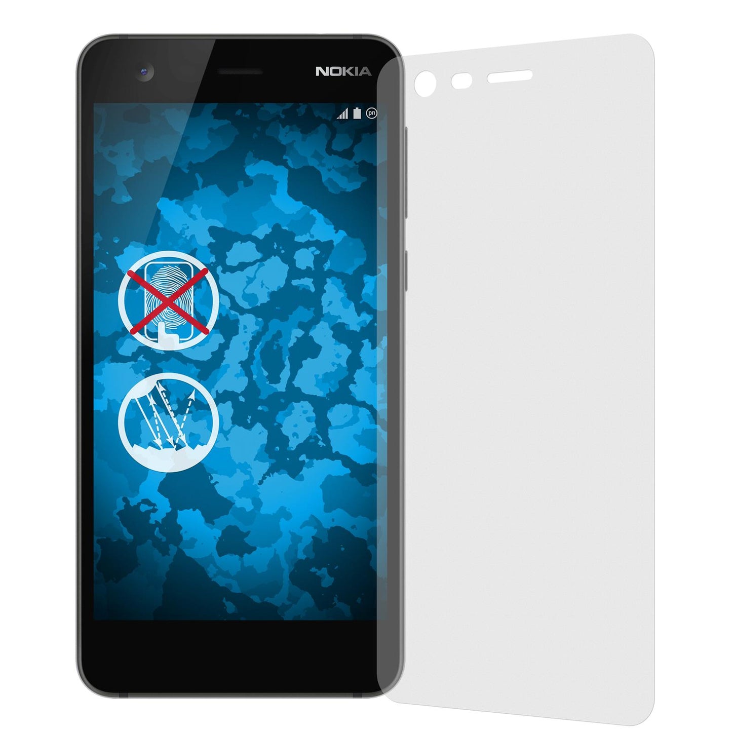 6 x Nokia 2 Displayschutzfolie matt