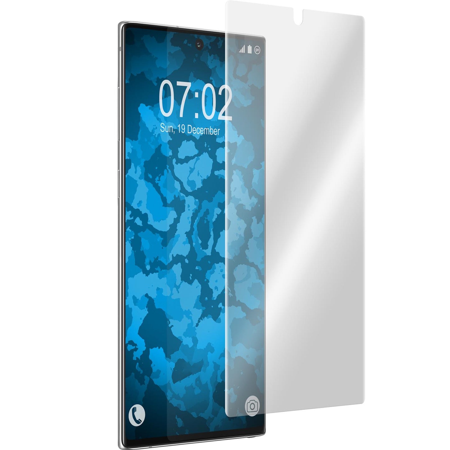 4 x Samsung Galaxy Note 10+ Displayschutzfolie klar Flexible