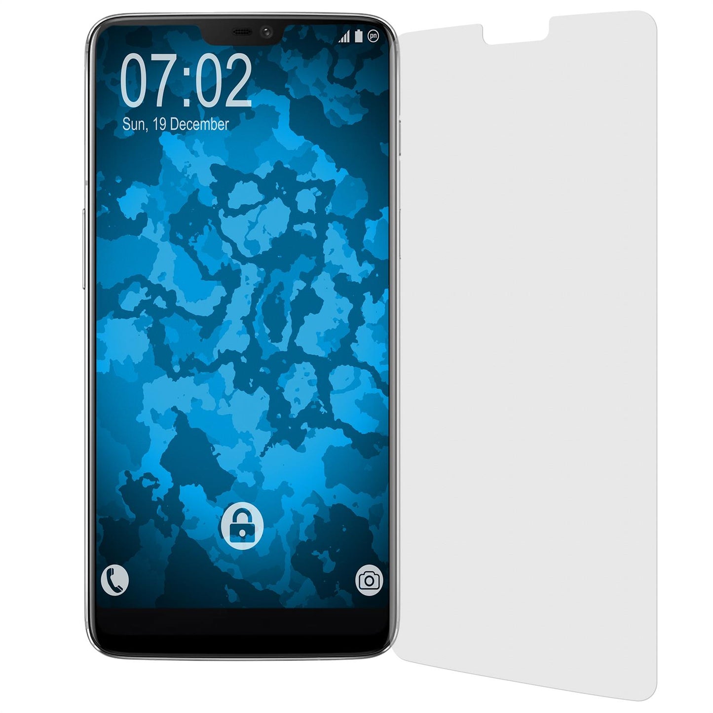 8 x OnePlus 6 Displayschutzfolie matt