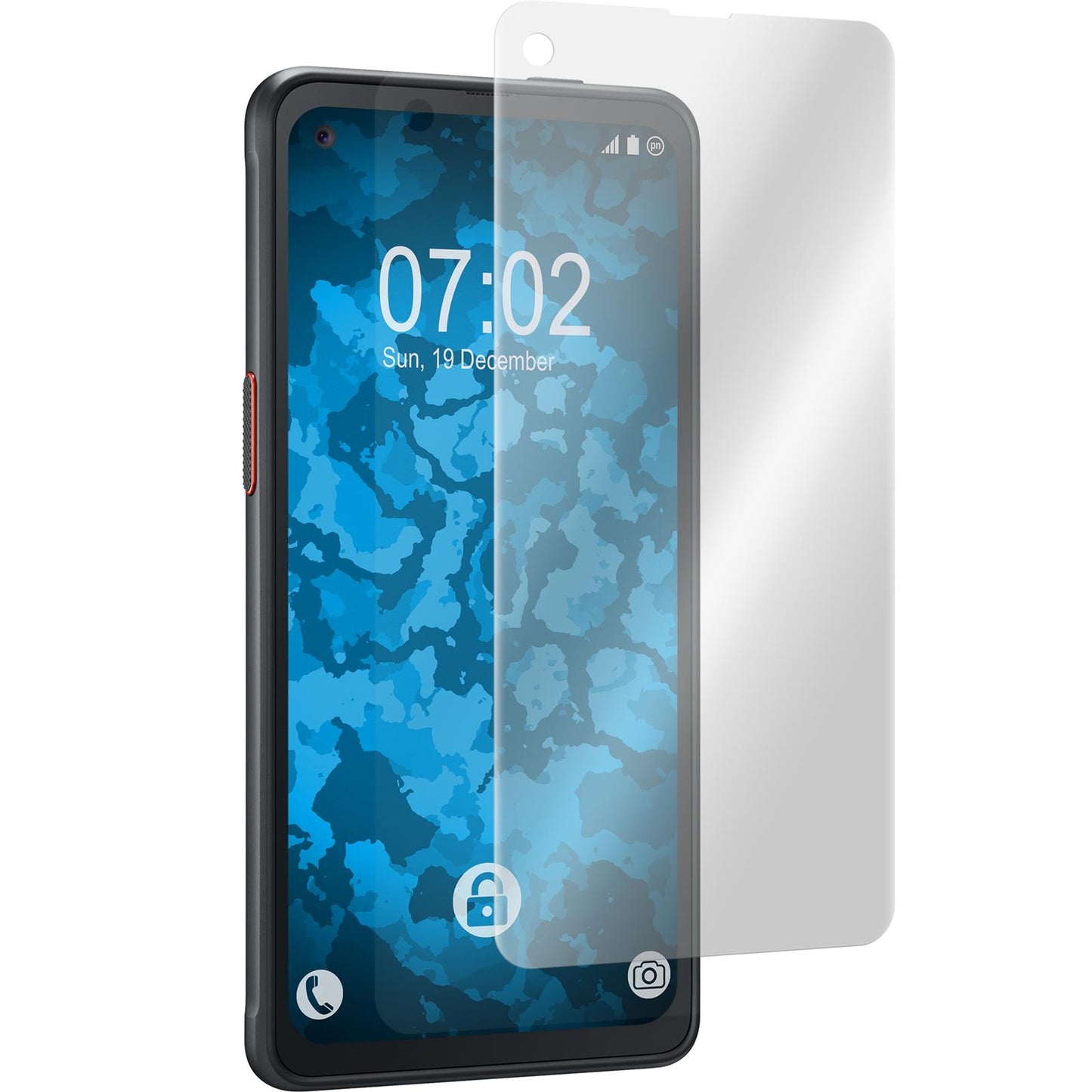 4 x Samsung Galaxy Xcover Pro Displayschutzfolie klar Flexib