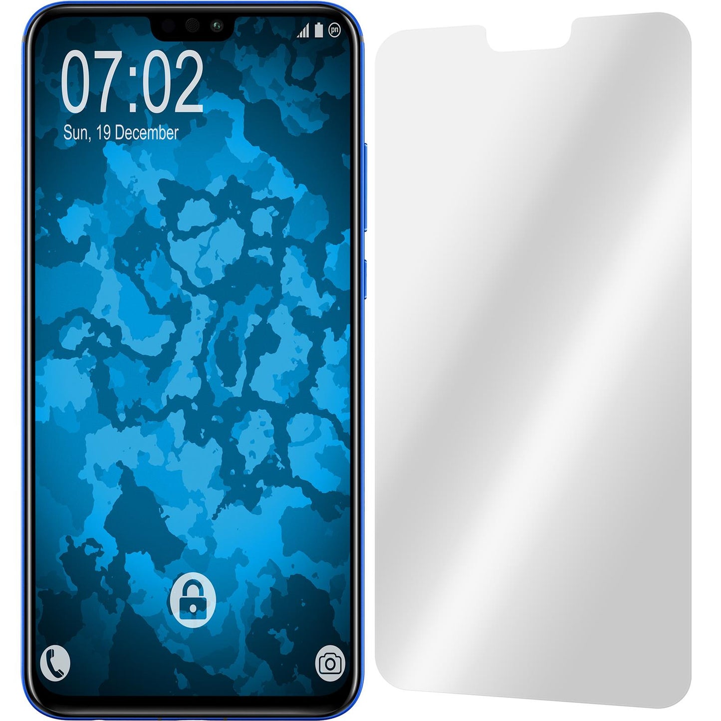 4 x Huawei Honor 8X Displayschutzfolie klar