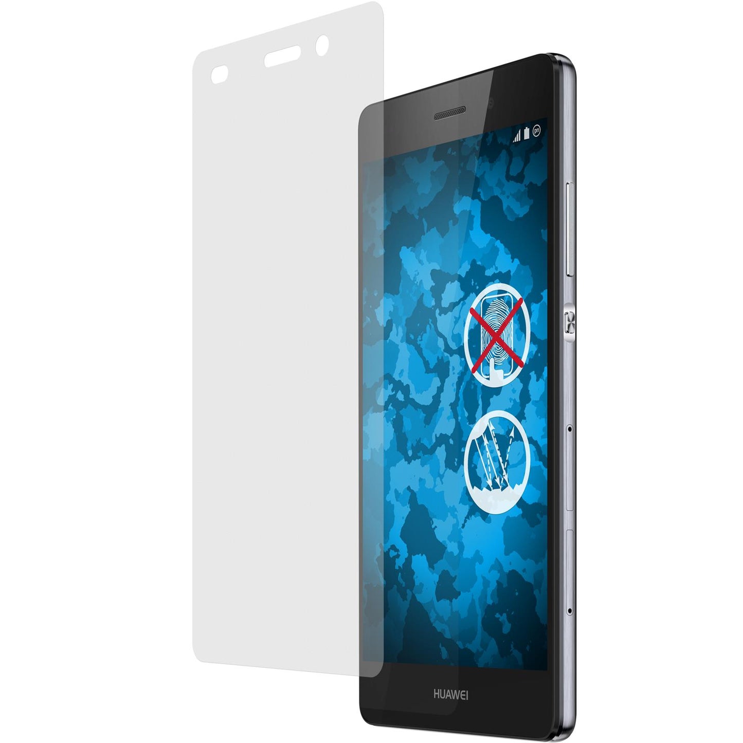 4 x Huawei P8 Lite 2015 (1.Gen.) Displayschutzfolie matt