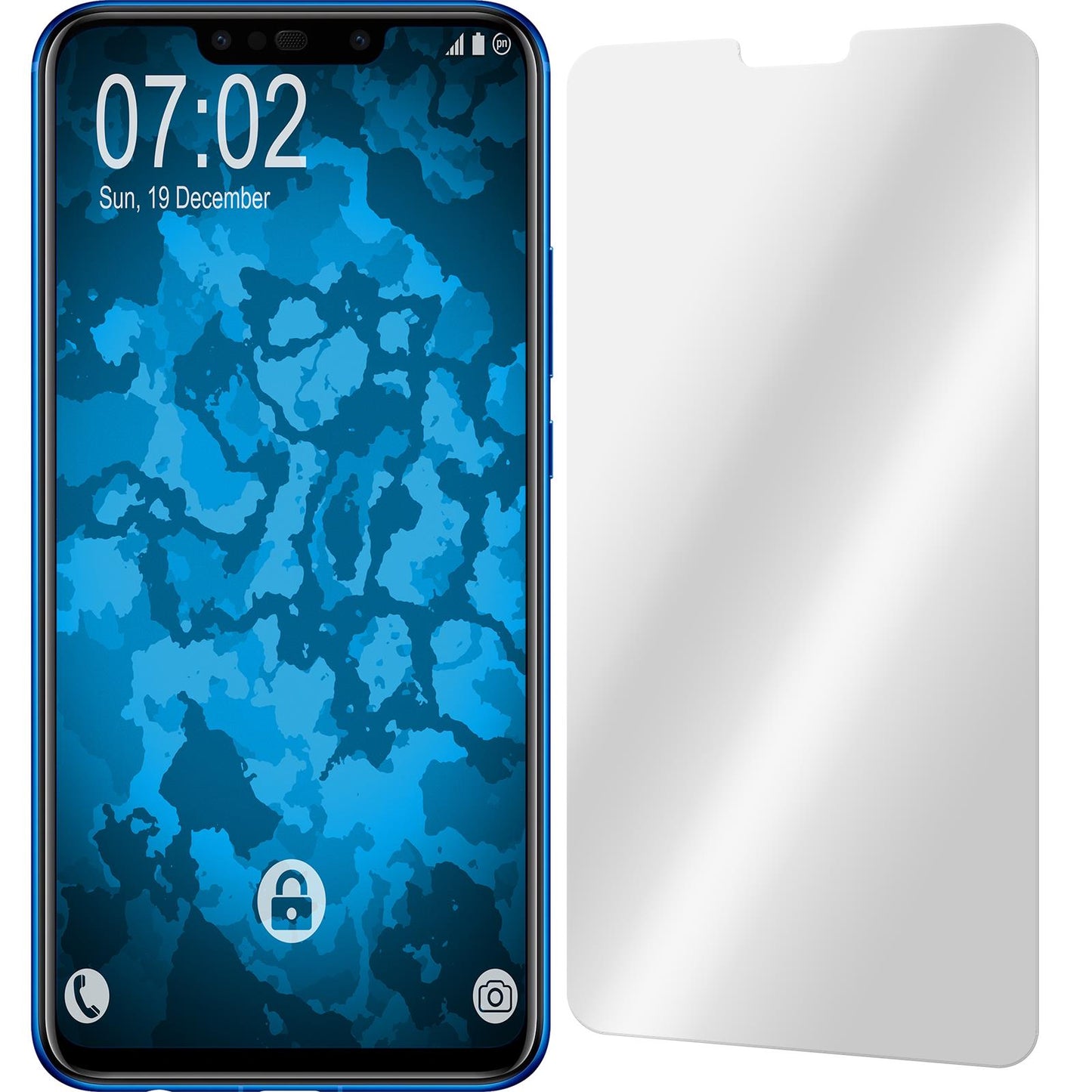 6 x Huawei Y9 (2019) Displayschutzfolie klar