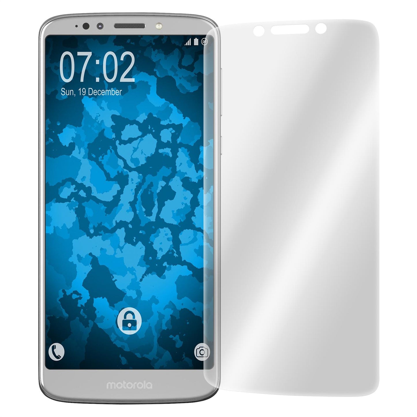 4 x Motorola Moto E5 Plus Displayschutzfolie klar Flexible F