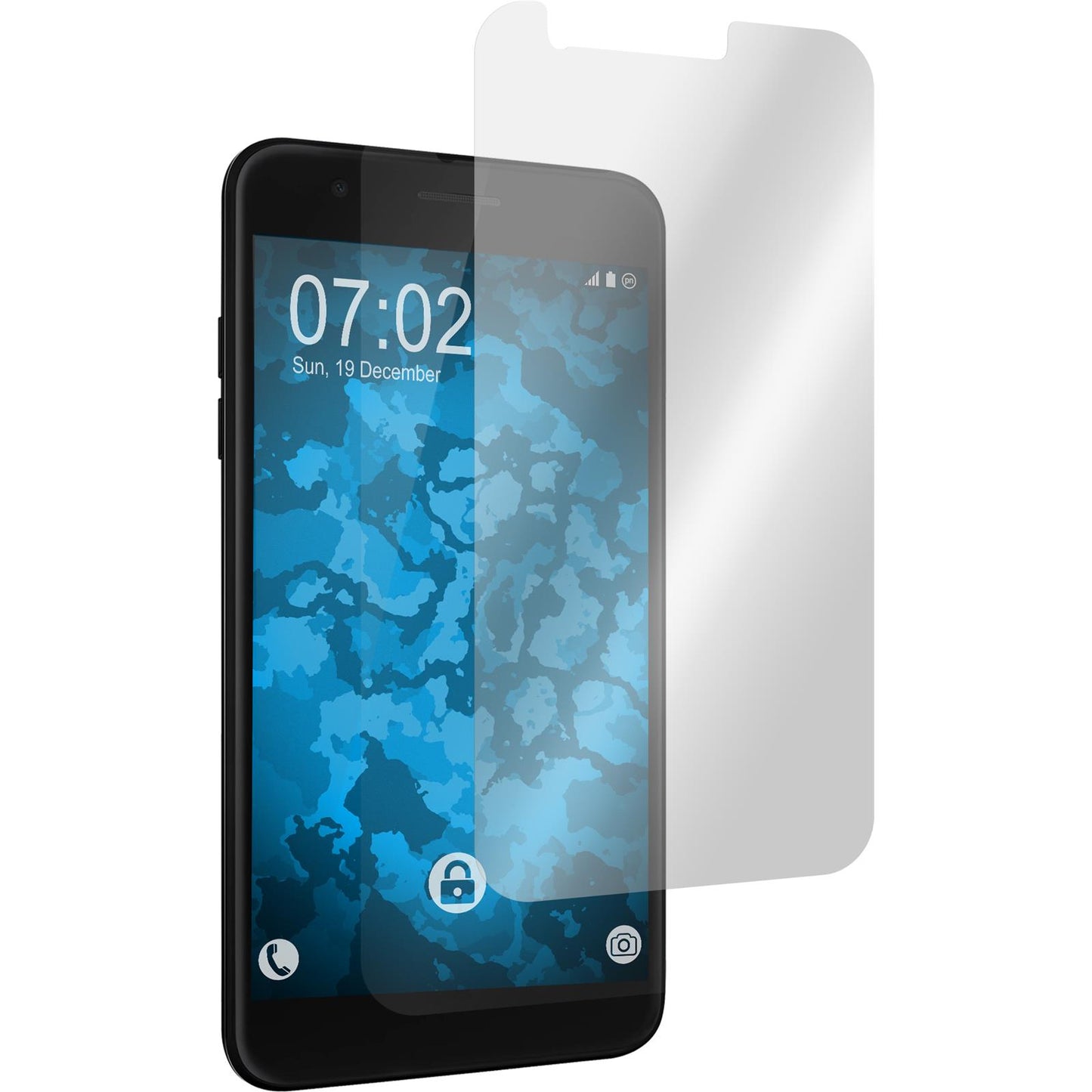 8 x LG K30 Displayschutzfolie klar