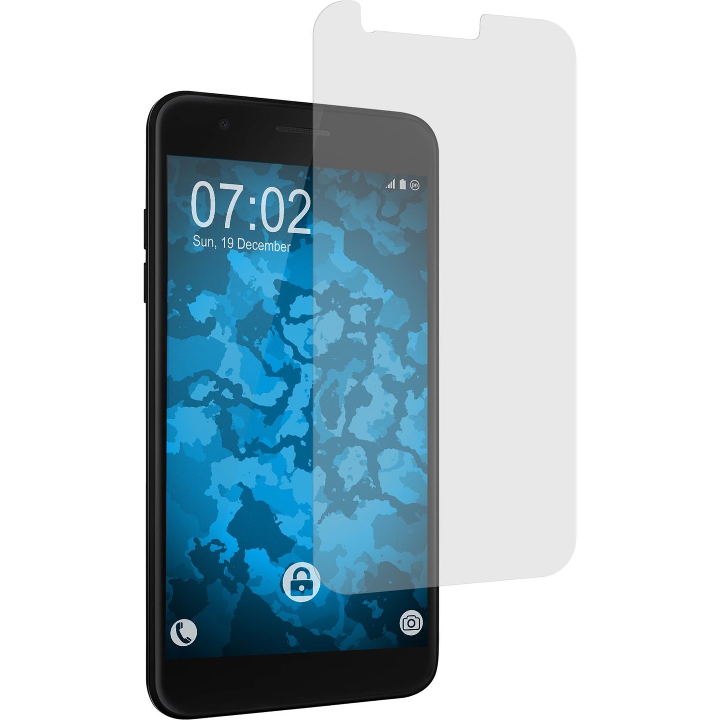 8 x LG K30 Displayschutzfolie matt