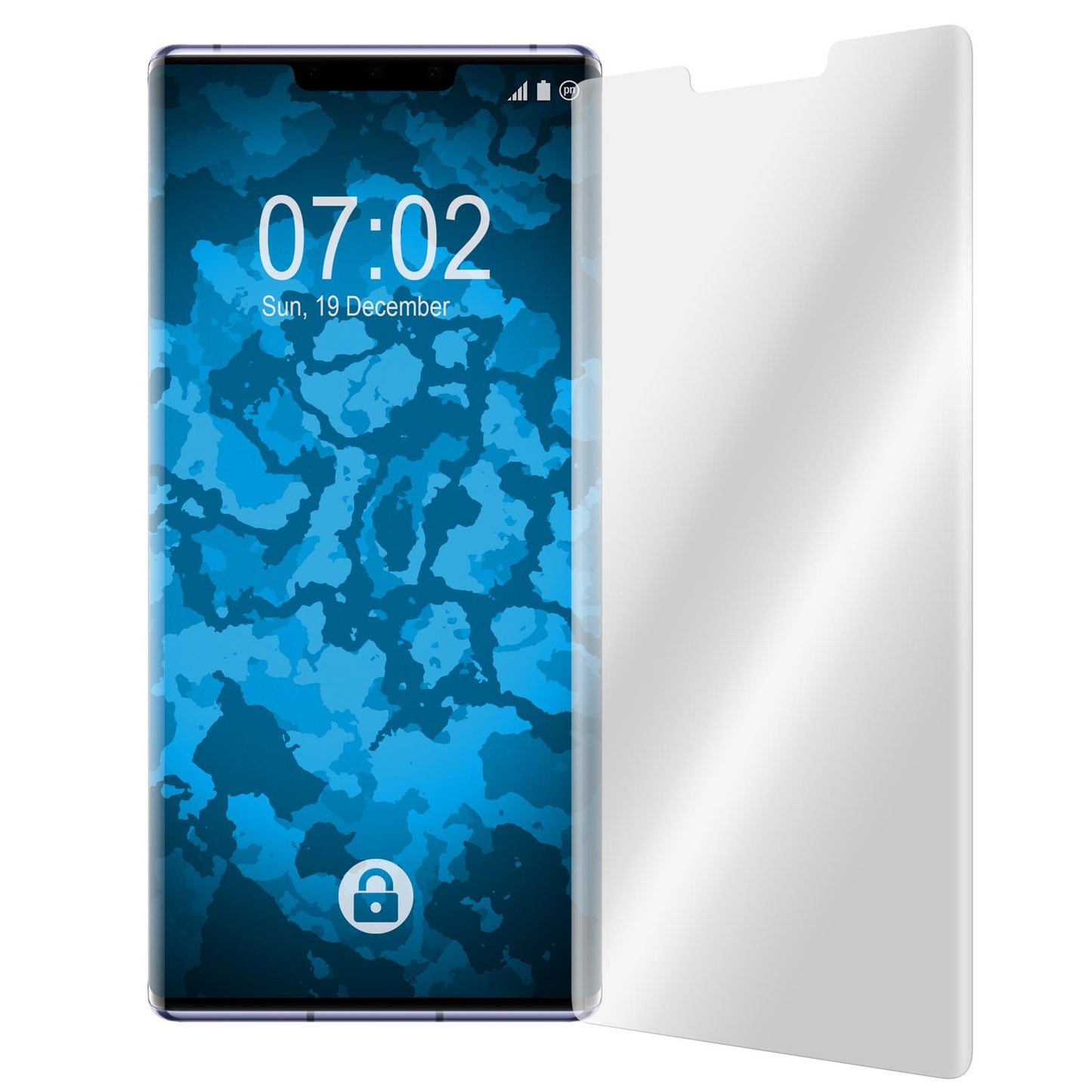 2 x Huawei Mate 30 Pro Displayschutzfolie klar Flexible Foli