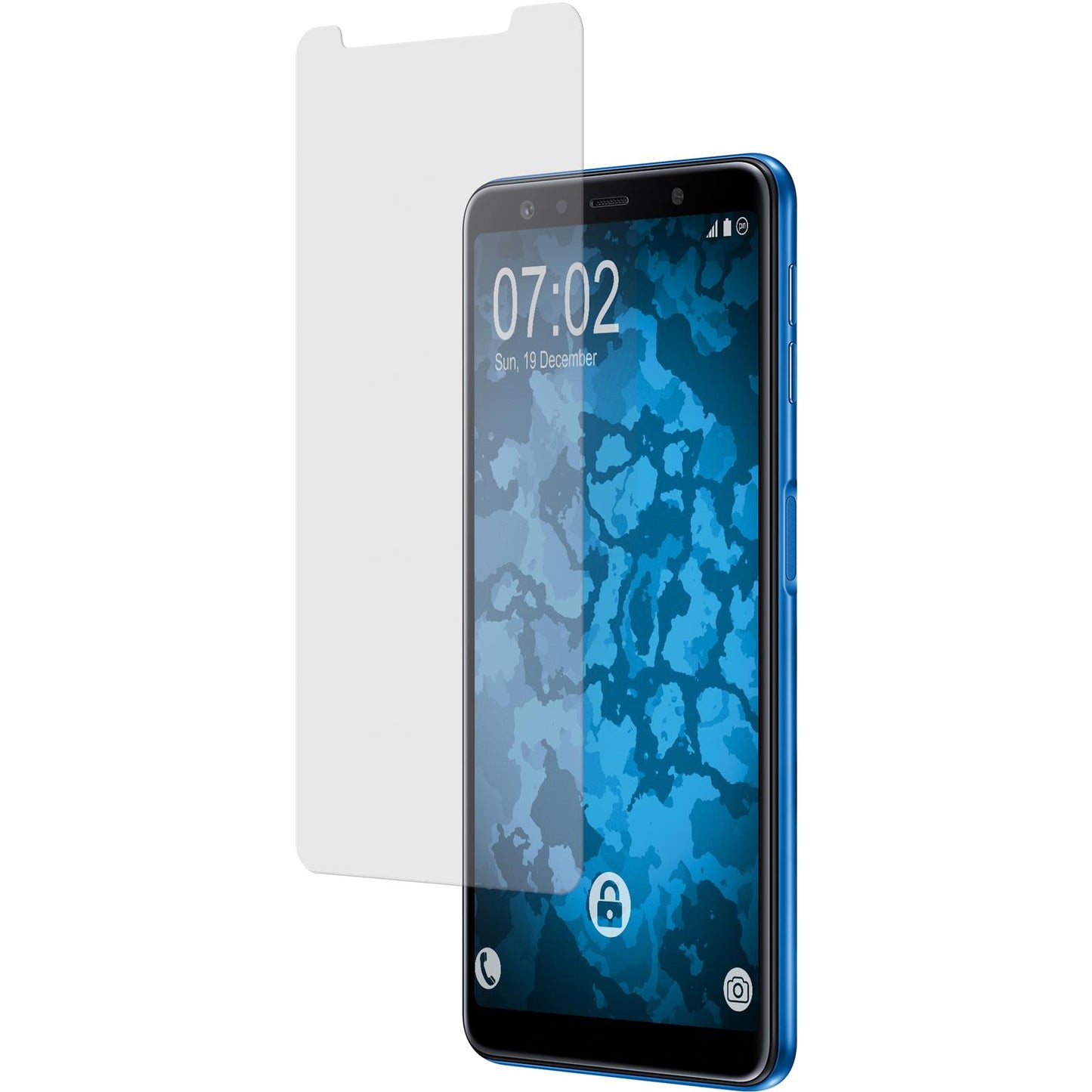 4 x Samsung Galaxy A7 (2018) Displayschutzfolie matt