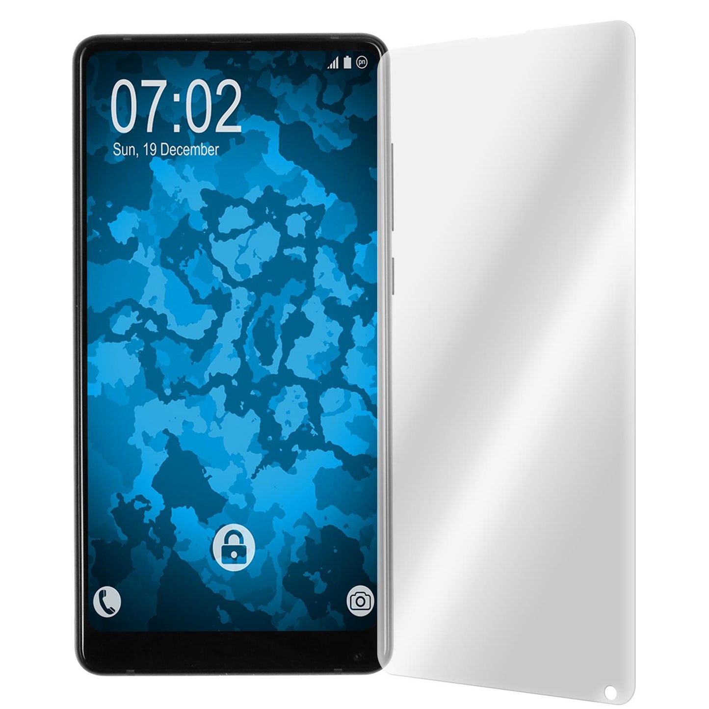 2 x Xiaomi Mi Mix 2 Displayschutzfolie klar Flexible Folien