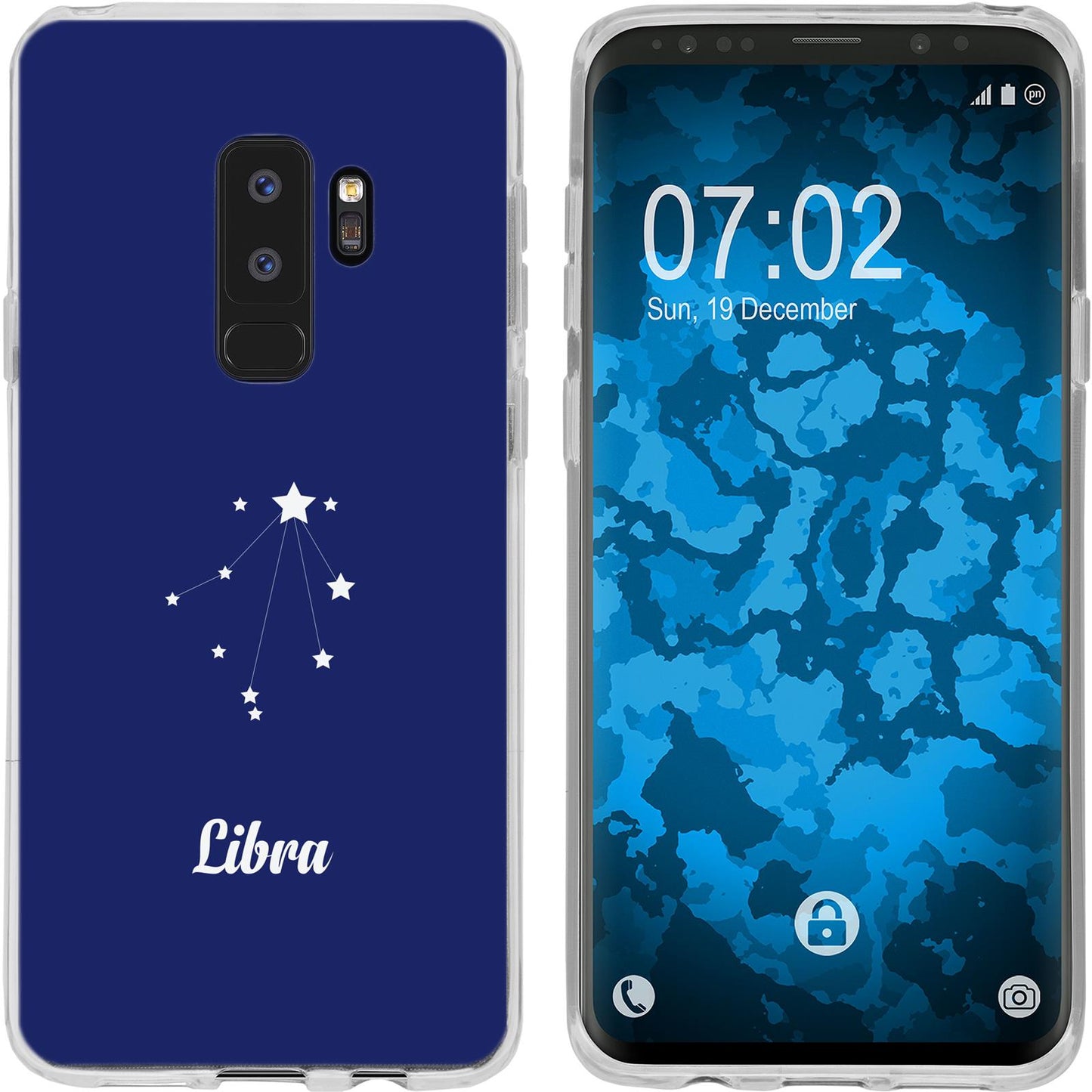 Galaxy S9 Plus Silikon-Hülle SternzeichenLibra M9 Case