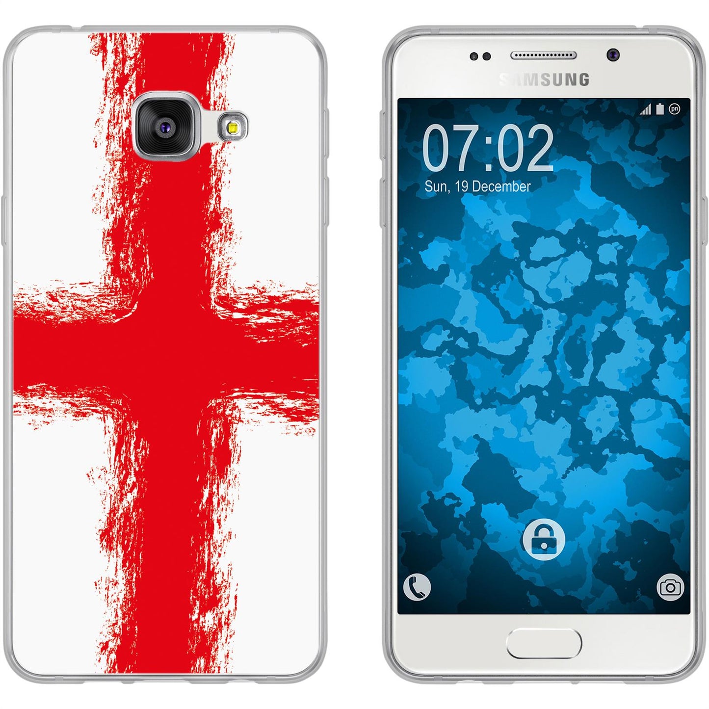 Galaxy A5 (2016) A510 Silikon-Hülle WM England M4 Case