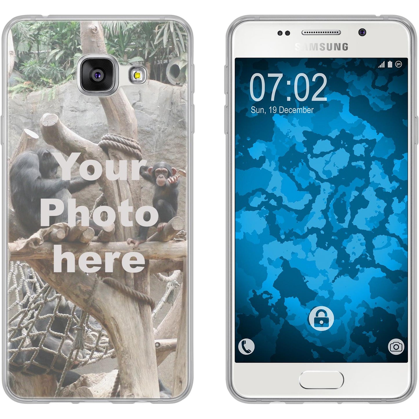 Galaxy A3 (2016) A310 Personalisierte Handyhülle clear zum
