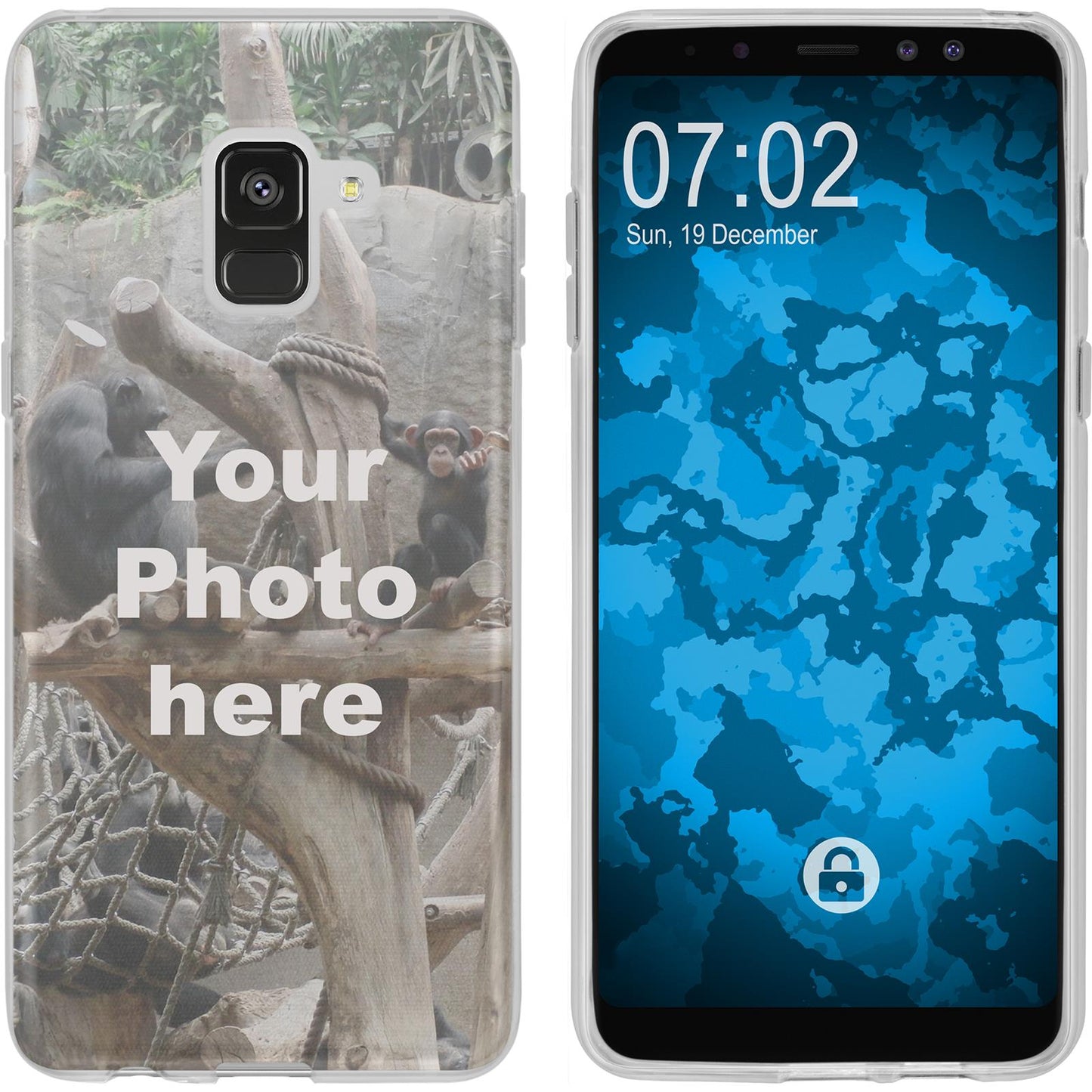 Galaxy A8 (2018) EU Version Personalisierte Handyhülle cle