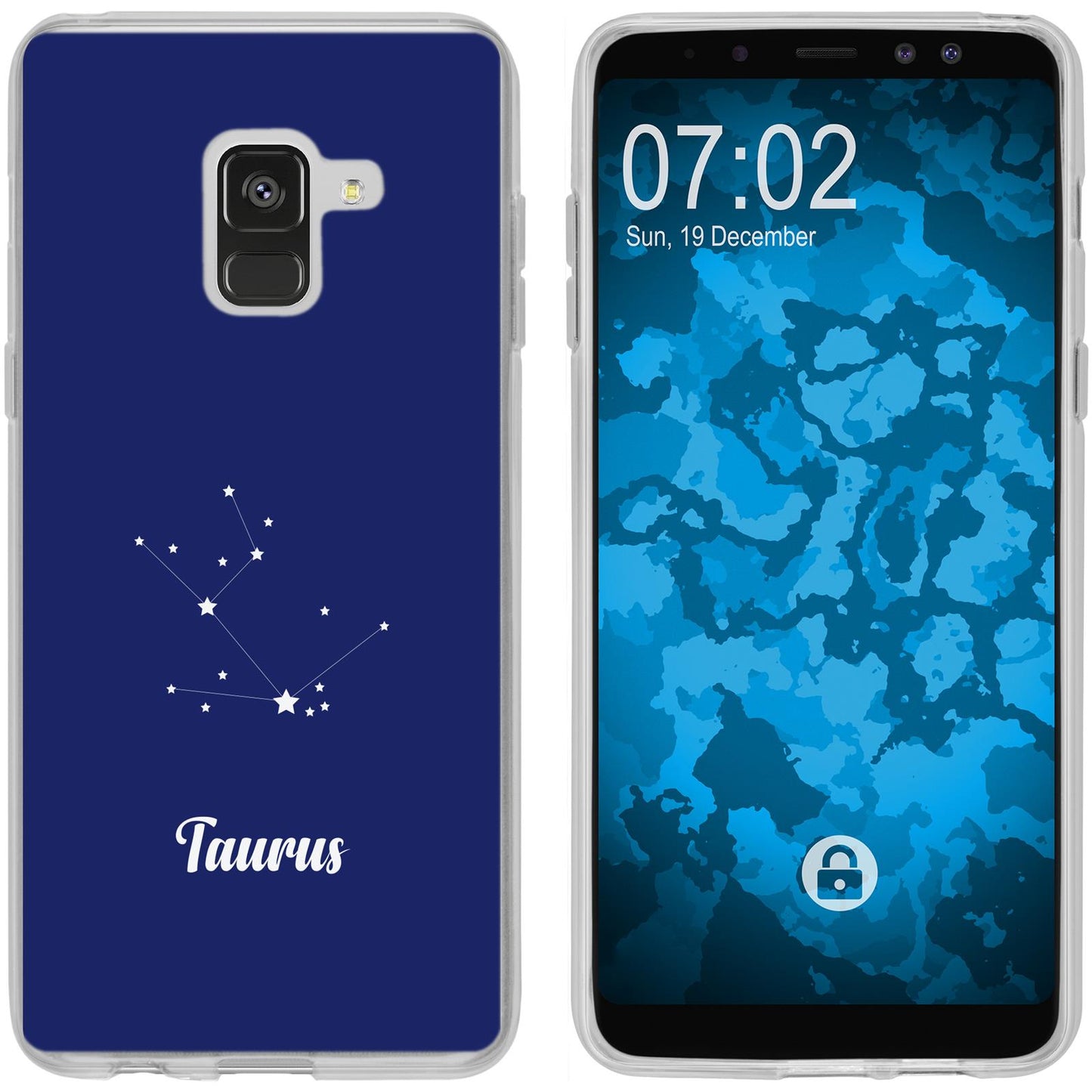 Galaxy A8 (2018) EU Version Silikon-Hülle SternzeichenTaurus