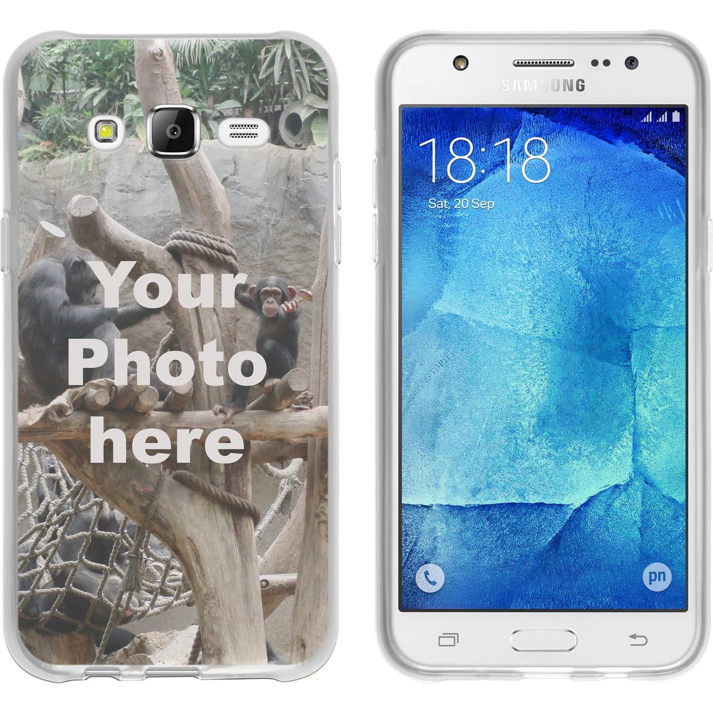 Galaxy J5 (2015 - J500) Personalisierte Handyhülle clear z