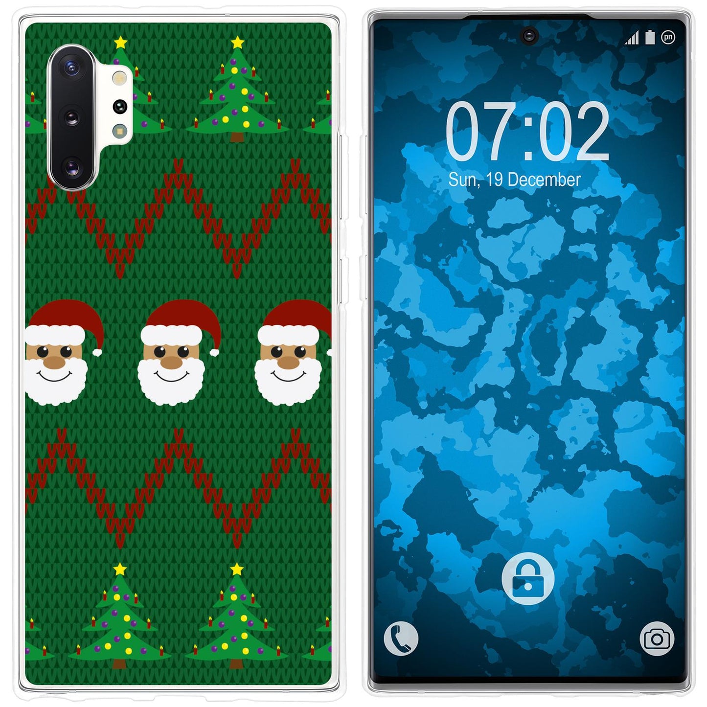 Galaxy Note 10+ Silikon-Hülle X Mas Weihnachten X-Mas Sweate