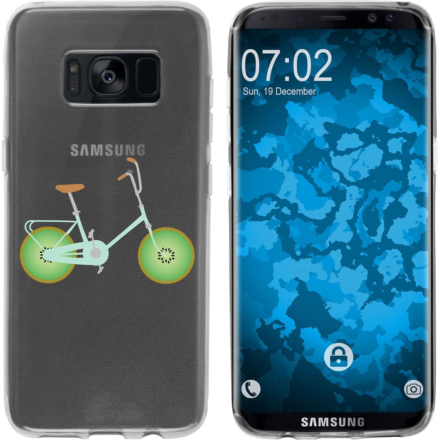 Galaxy S8 Silikon-Hülle Bike M1 Case