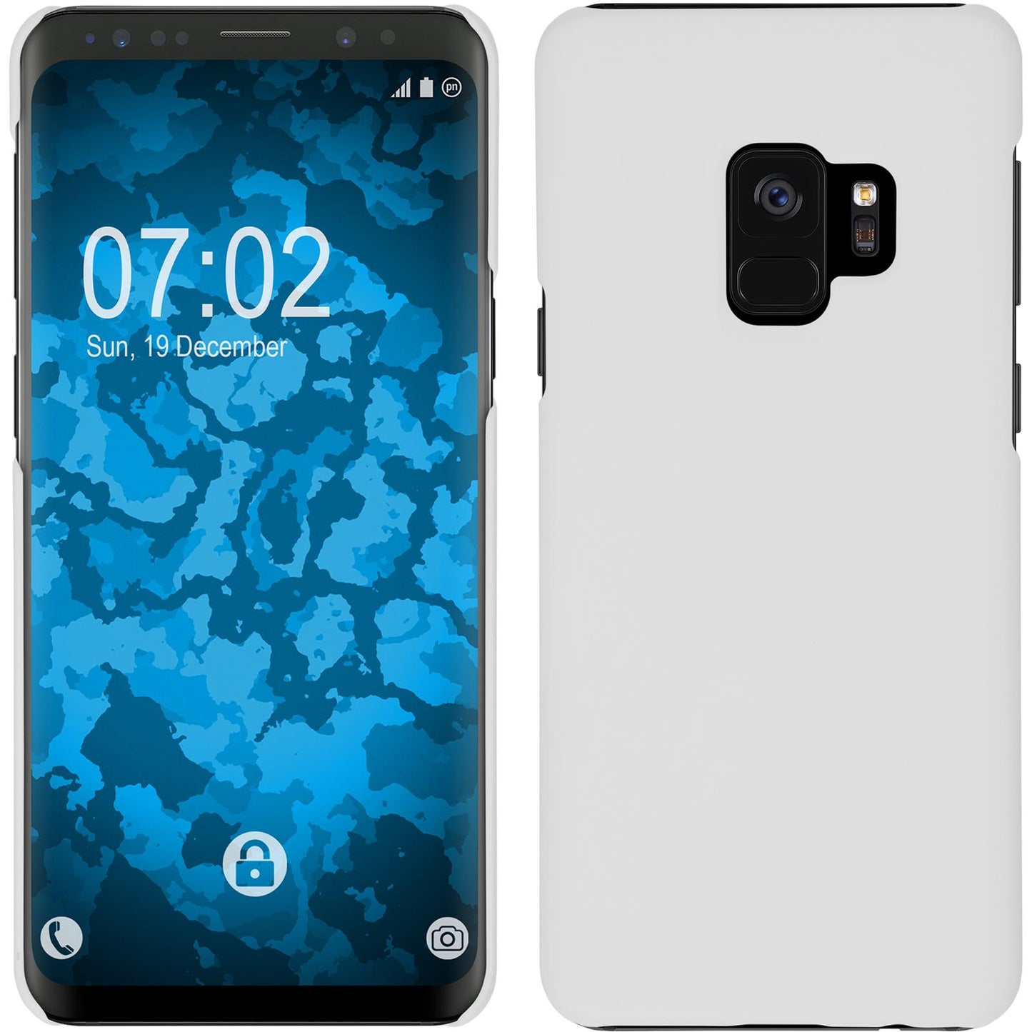Hardcase für Samsung Galaxy S9 gummiert weifl