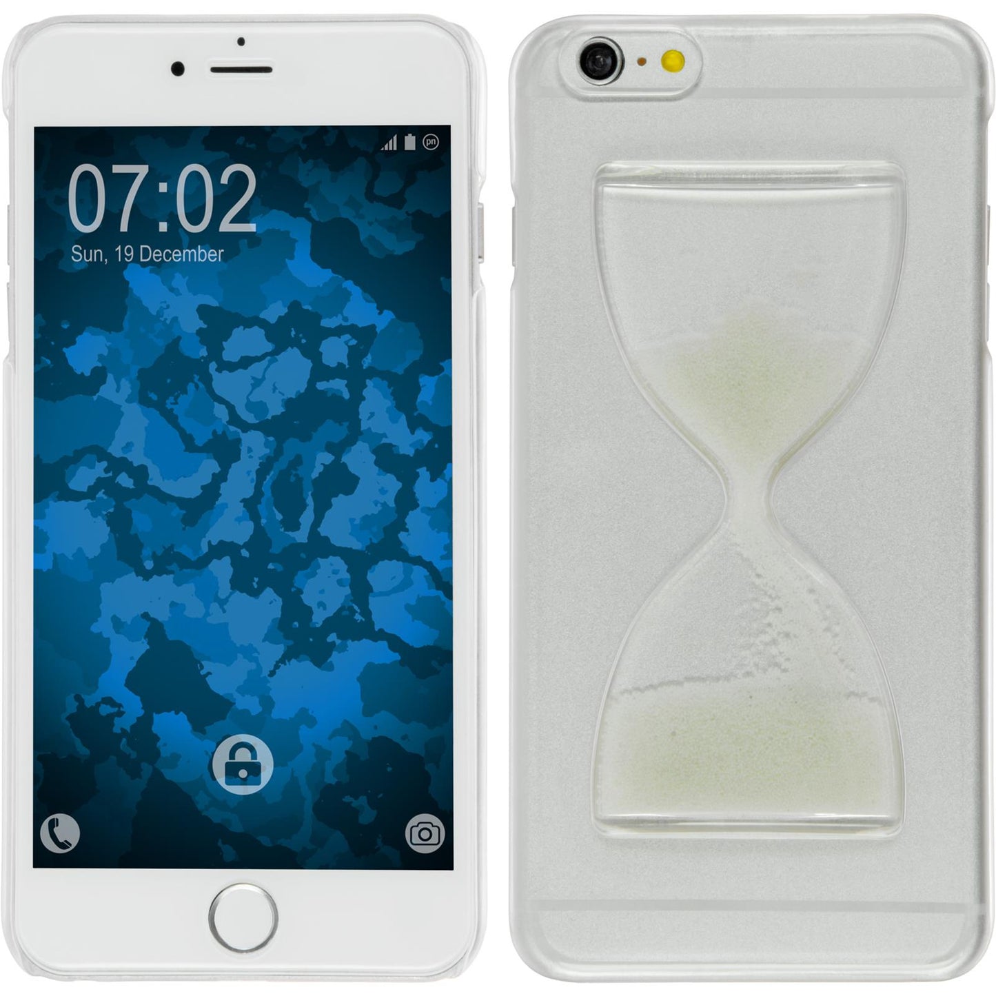 Hardcase für Apple iPhone 6 Plus / 6s Plus Sanduhr weifl