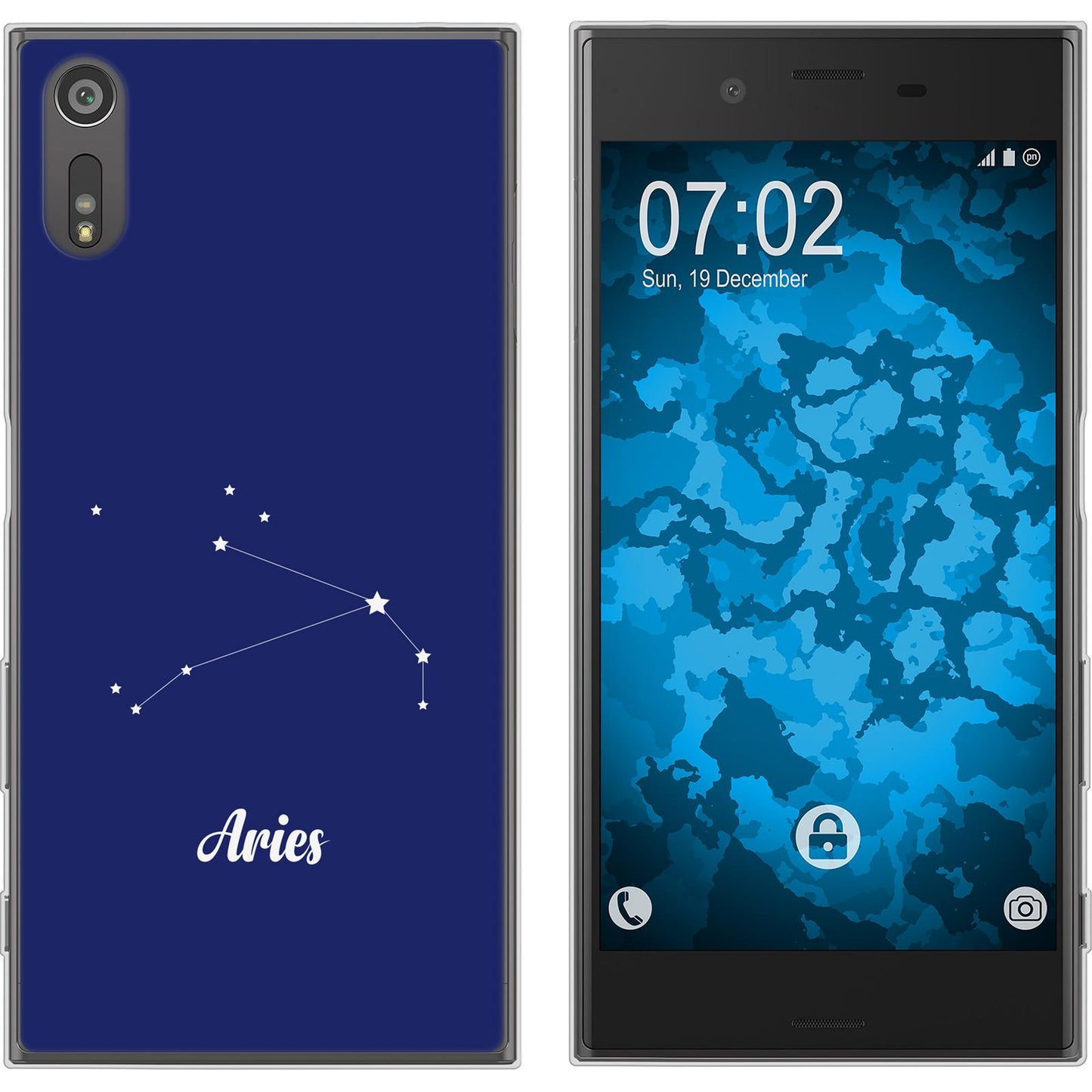 Xperia XZs Silikon-Hülle SternzeichenAries M11 Case