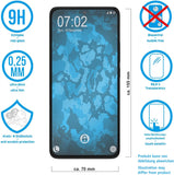 2x Glas-Folie klar für Xiaomi Poco F5 – Panzerglas für Xiaomi Poco F5