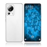 PhoneNatic Case kompatibel mit Xiaomi 13 Lite – Transparent Silikon Hülle crystal-case Cover