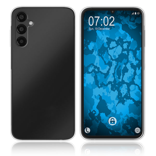 PhoneNatic Case kompatibel mit Samsung Galaxy A15 – Transparent Silikon Hülle crystal-case Cover