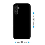 PhoneNatic Case kompatibel mit Samsung Galaxy A15 – Schwarz Silikon Hülle crystal-case Cover (Kopie)