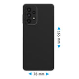 PhoneNatic Case kompatibel mit Samsung Galaxy A23 – Transparent Silikon Hülle crystal-case Cover