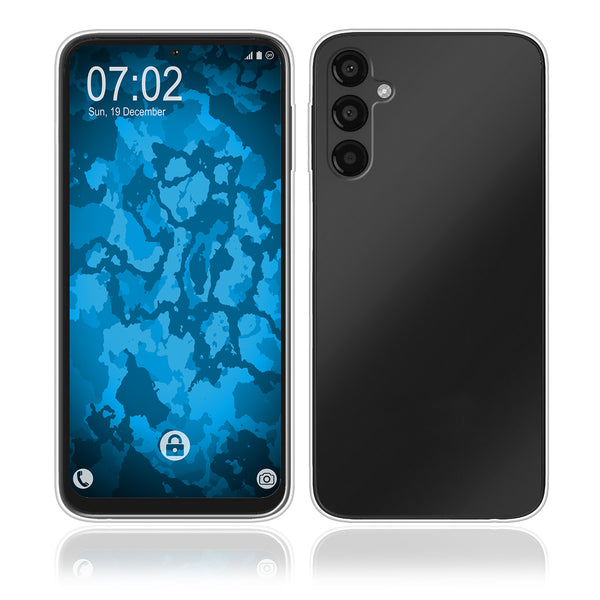 PhoneNatic Case kompatibel mit Samsung Galaxy A35 – Transparent Silikon Hülle crystal-case Cover