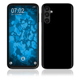 PhoneNatic Case kompatibel mit Samsung Galaxy A35 – Schwarz Silikon Hülle crystal-case Cover