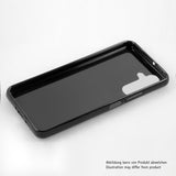 PhoneNatic Case kompatibel mit Samsung Galaxy A35 – Schwarz Silikon Hülle crystal-case Cover