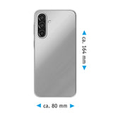 PhoneNatic Case kompatibel mit Samsung Galaxy A36 – Transparent Silikon Hülle crystal-case Cover