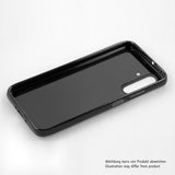 PhoneNatic Case kompatibel mit Samsung Galaxy A36 – Schwarz Silikon Hülle crystal-case Cover