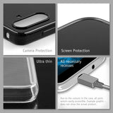 PhoneNatic Case kompatibel mit Samsung Galaxy A36 – Transparent Silikon Hülle crystal-case Cover