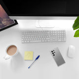 PhoneNatic Case kompatibel mit Samsung Galaxy S25 Ultra – Transparent Silikon Hülle crystal-case Cover