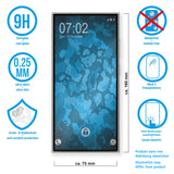 1x Glas-Folie klar  für Samsung Galaxy S24 Ultra – Panzerglas für Samsung Galaxy S24 Ultra