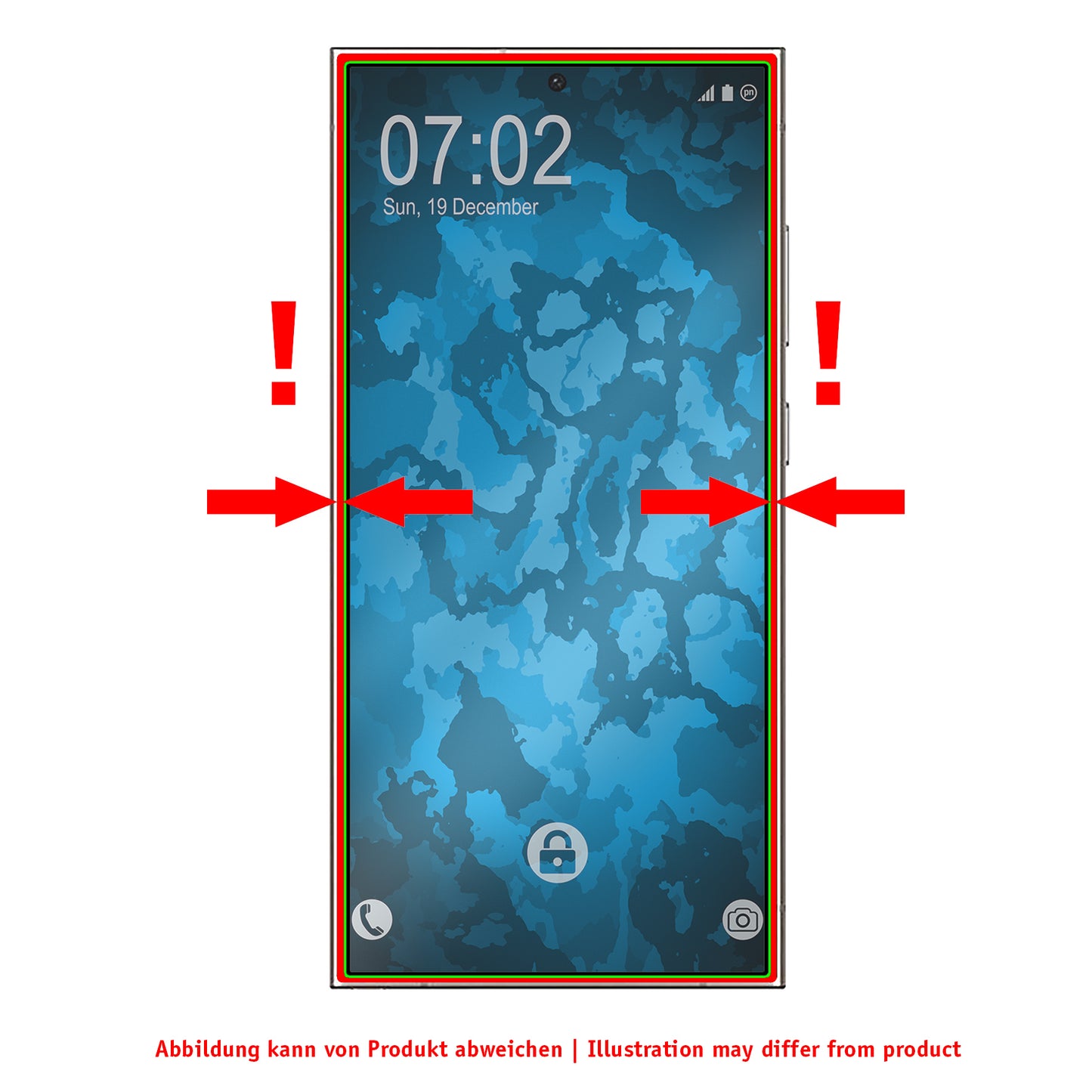 2x Glas-Folie klar  für Samsung Galaxy S24 Ultra – Panzerglas für Samsung Galaxy S24 Ultra