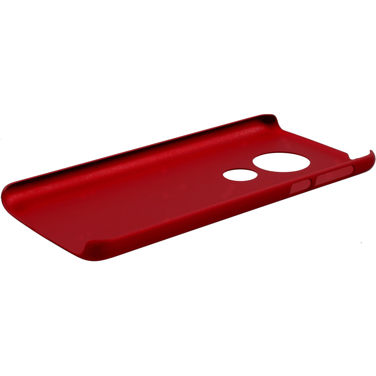 Case für Lenovo Moto G6 Play - Hülle rot gummiert Hard-case – Ansicht 3