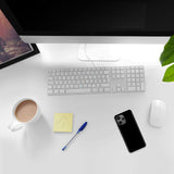 PhoneNatic Case kompatibel mit Xiaomi Redmi 12 – Schwarz Silikon Hülle crystal-case Cover