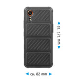 PhoneNatic Case kompatibel mit Samsung Galaxy Xcover 7 – Transparent Silikon Hülle crystal-case Cover